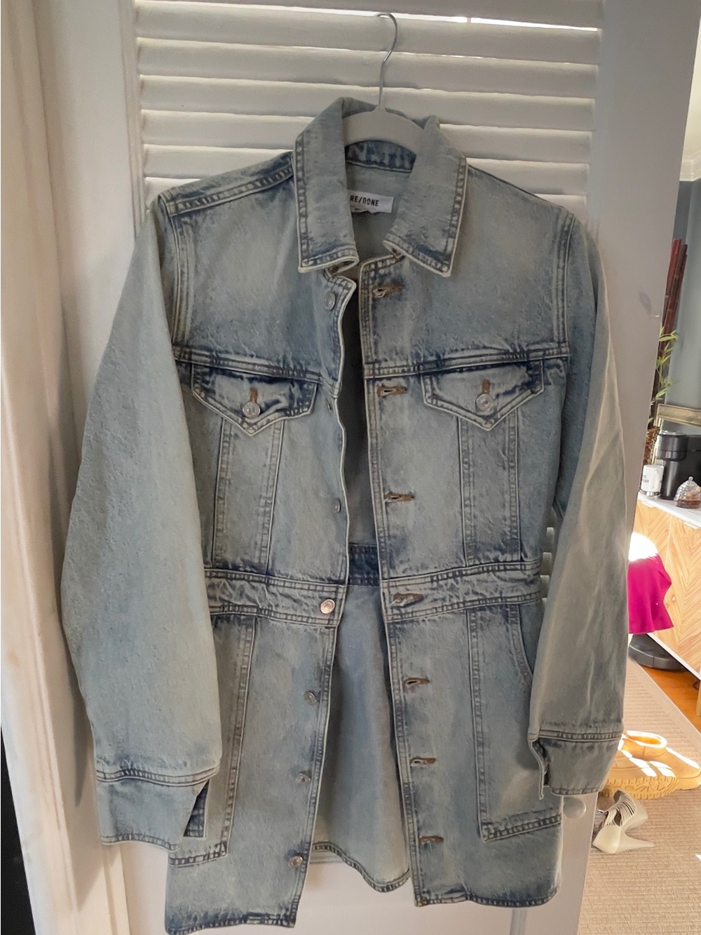 Re/Done Light Blue Denim Jacket